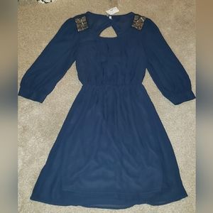 NWT❗ Maurice's / Studio Y Blue Beaded Dress